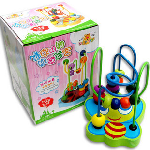 兒童益智玩具 迷你動物串珠軌道迷宮小繞珠——培養孩子思維與動手能力